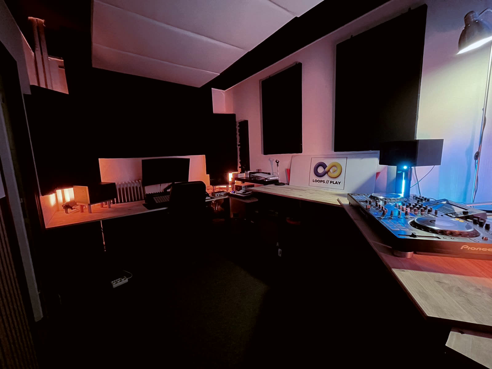 Vue d'ensemble du studio Loops & Play à Lyon